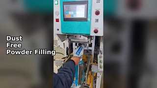 เครื่องบรรจุวาล์วสว่าน, เครื่องบรรจุวาล์ว, เครื่องบรรจุหีบห่อ, เครื่องบรรจุถุงวาล์วสว่านพร้อมการปิดผนึกด้วยอัลตราโซนิก